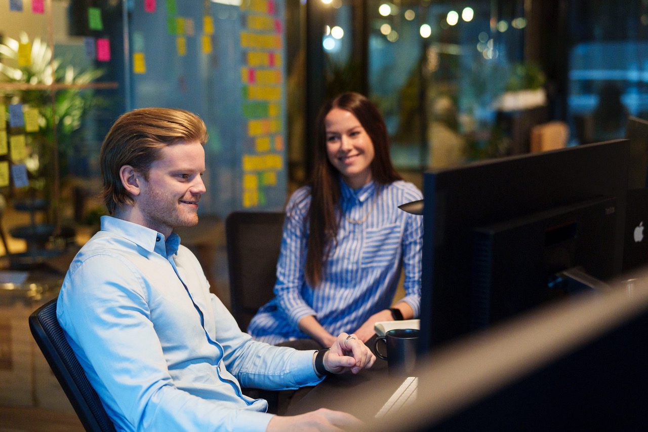 Freyr and Sunna at KLAK - Iclelandic Startups