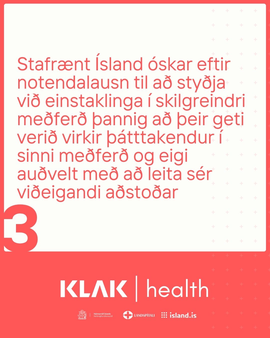 Áskorun 3 | Stafrænt Ísland