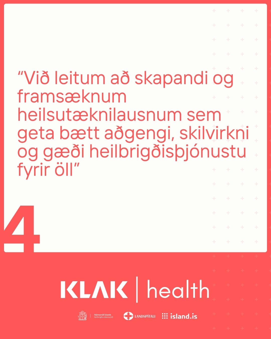 Áskorun 4 | Opin áskorun