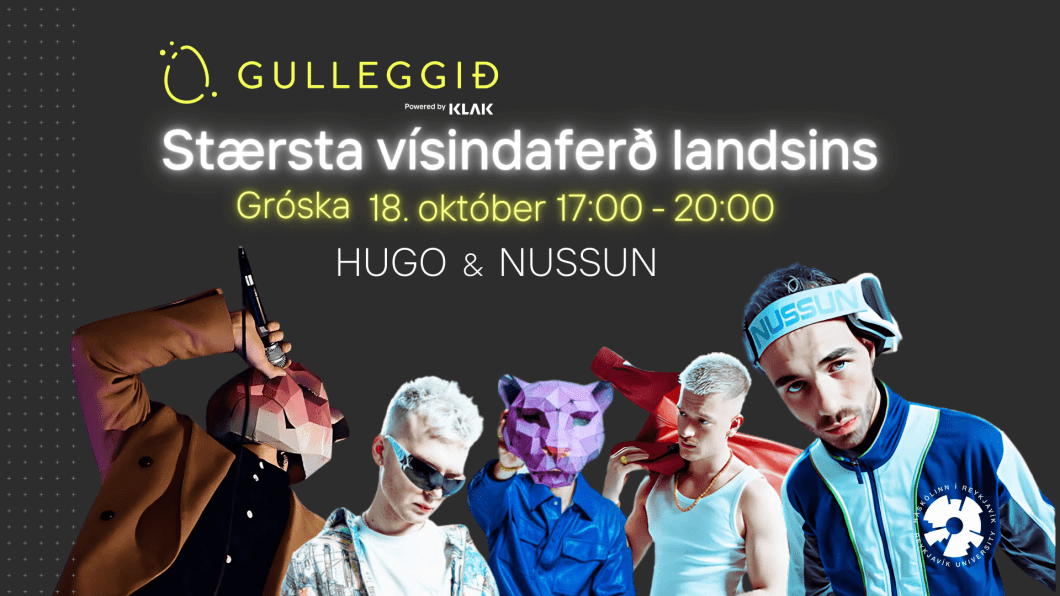 Gulleggið Vísindaferð 18. október